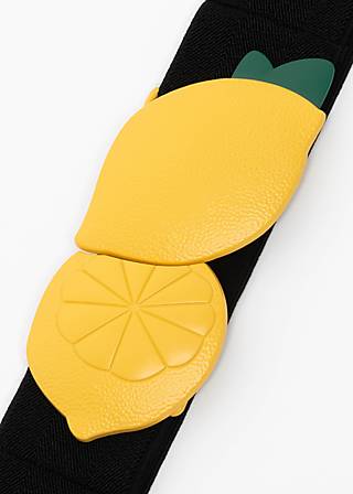 Tailleng&uuml;rtel Limonello Love, black belt, Accessoires, Schwarz