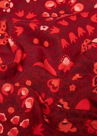 Longsleeve Radiant Rebels Crew, cosy carpet, Shirts, Rot