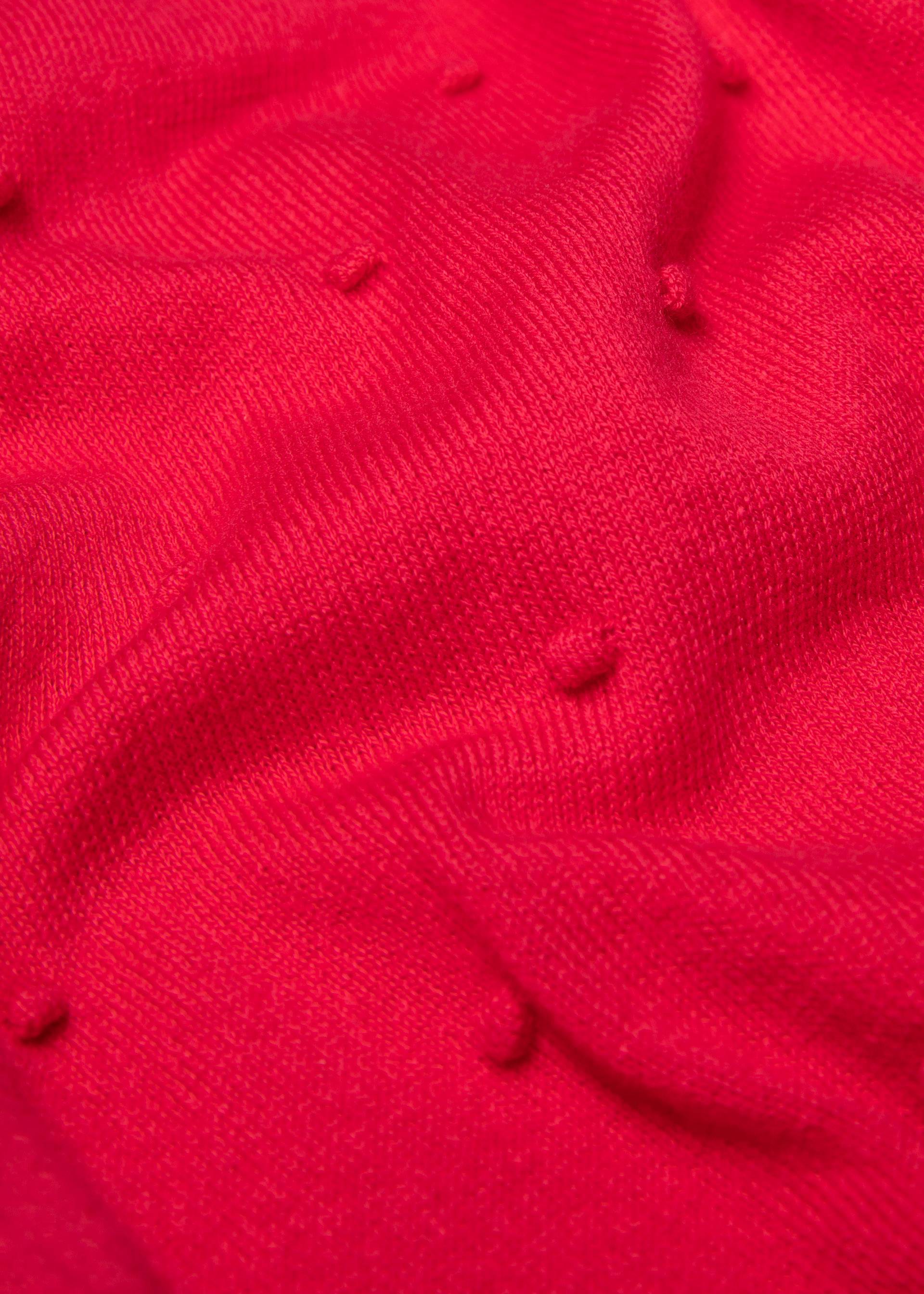 Cardigan Knot Hop, funny bugs red knit, Strickpullover & Cardigans, Rot