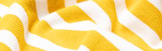 Strickoberteil New Wave Pinup, inky yellow stripe, Shirts, Gelb