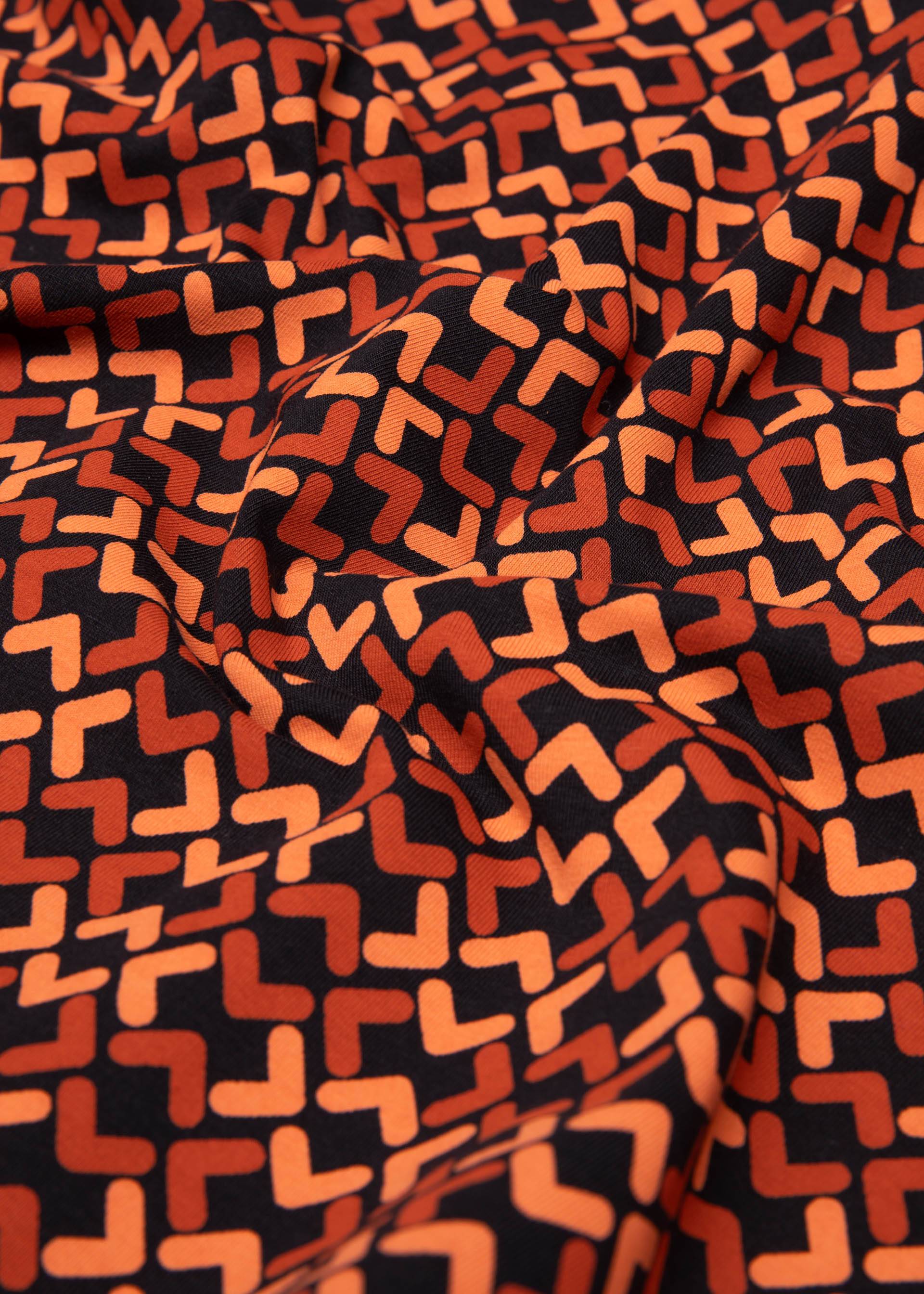 Herbstkleid Shalala Tralala Shawl, jungle morning glory, Kleider, Schwarz