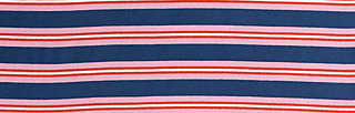 logo stripe t-shirt, majolica blue stripes, Shirts, Blau