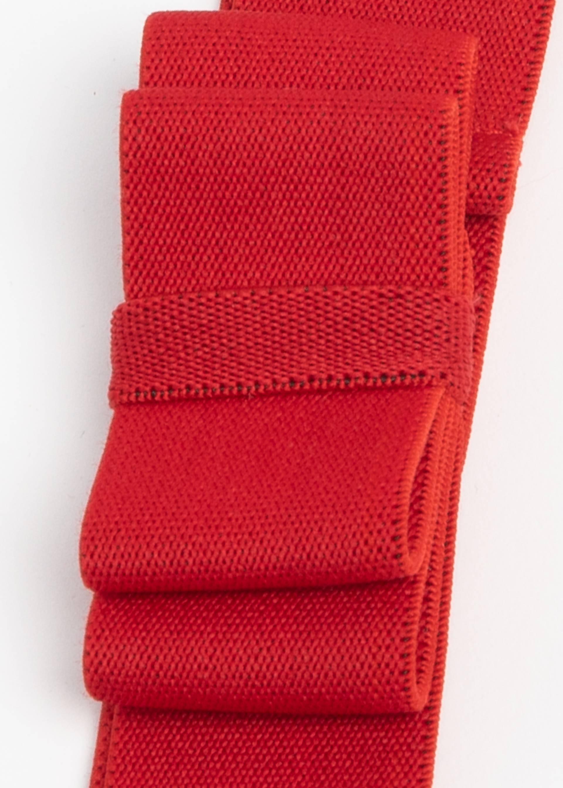 Waist belt Fantastic Elastic Bow, this belt is on fire, Accessoires, Red