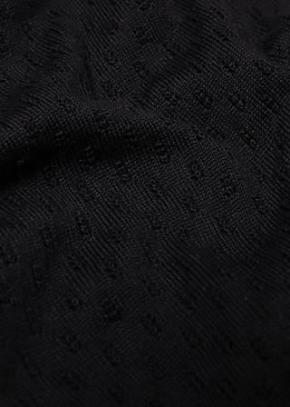 Cardigan Sweet Petite, traditional black knit, Strickpullover & Cardigans, Schwarz