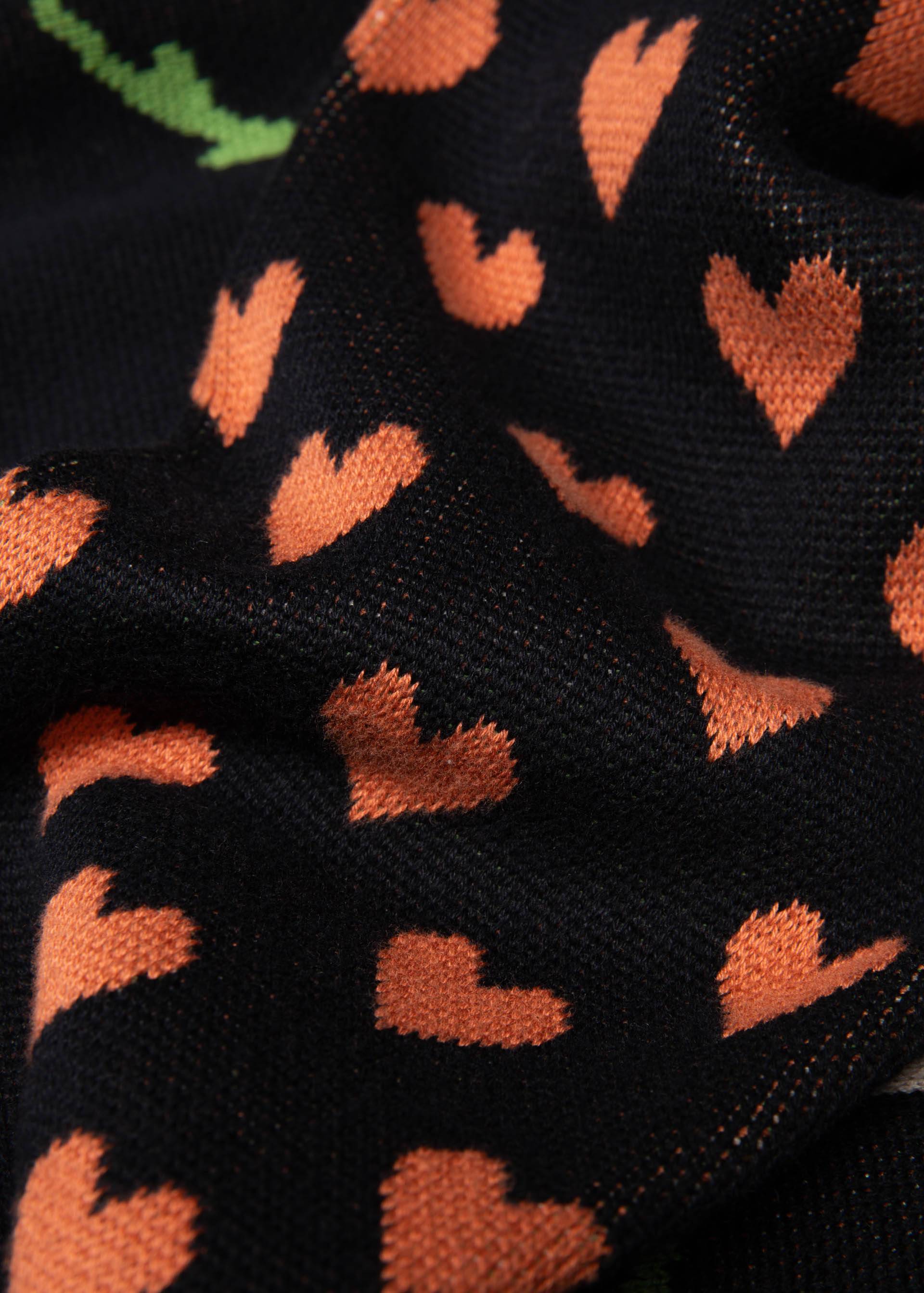 Strickpullover Cosy Storyteller, welcome to the woods, Strickpullover, Schwarz