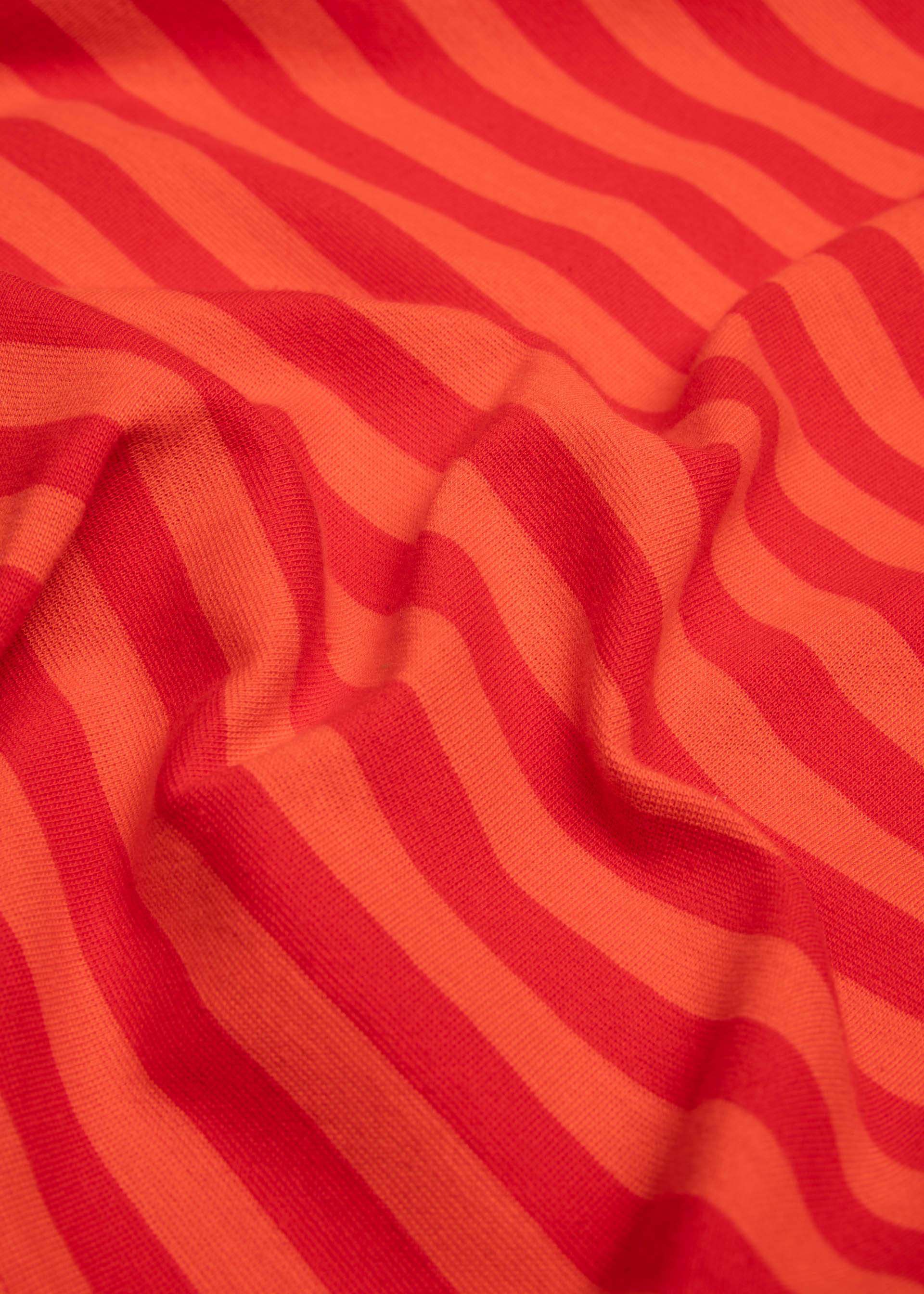 Streifenshirt Stereo Rainbow Turtle, wizardry red stripes, Shirts, Rot