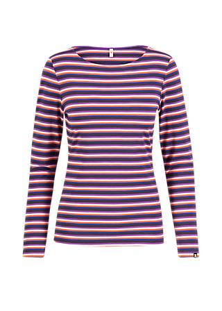 Longsleeve Sweet Sailorette, extraordinary stripes, Tops, Purple
