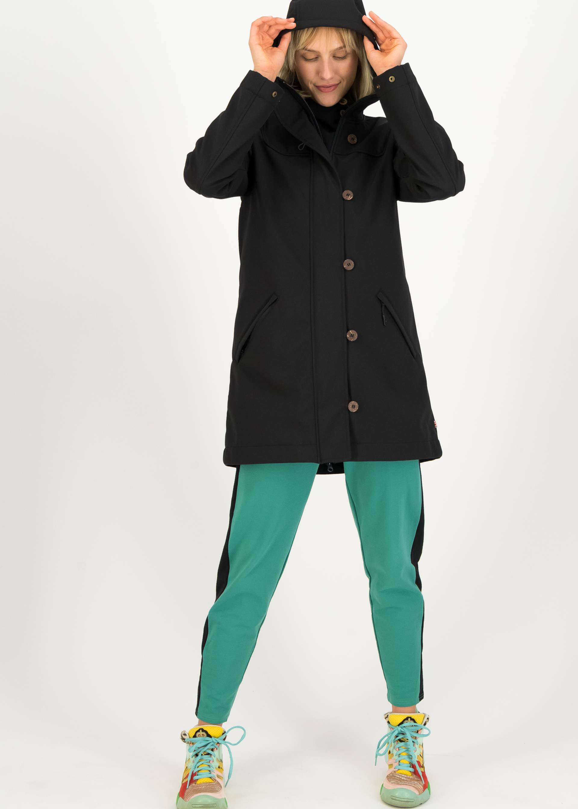 Softshelljacke Wild Weather, cattle black, Jacken & Mäntel, Schwarz