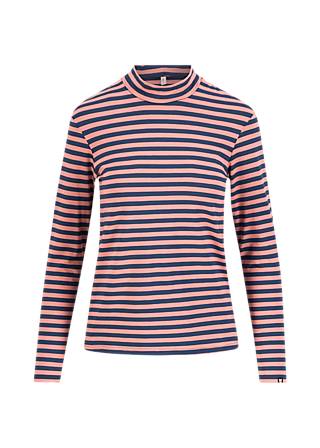 Streifenshirt Lonely Lips Turtle, dusty blue stripe, Shirts, Blau