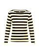 Streifenshirt Sweet Sailorette, golden rockabilly stripe, Shirts, Weiß