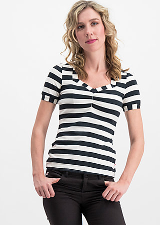 logo stripe t-shirt, block stripe, Shirts, Black