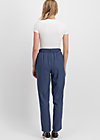 logo woven trousers, morning blue , Trousers, Blue