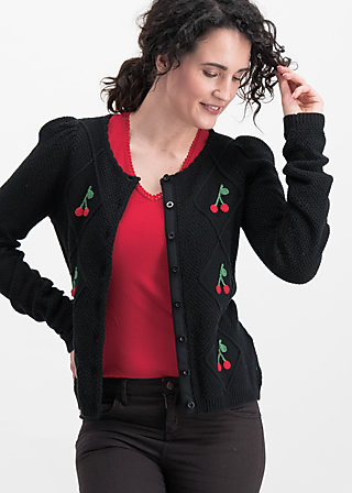 lucky cherry, night cherry, Knitted Jumpers & Cardigans, Black