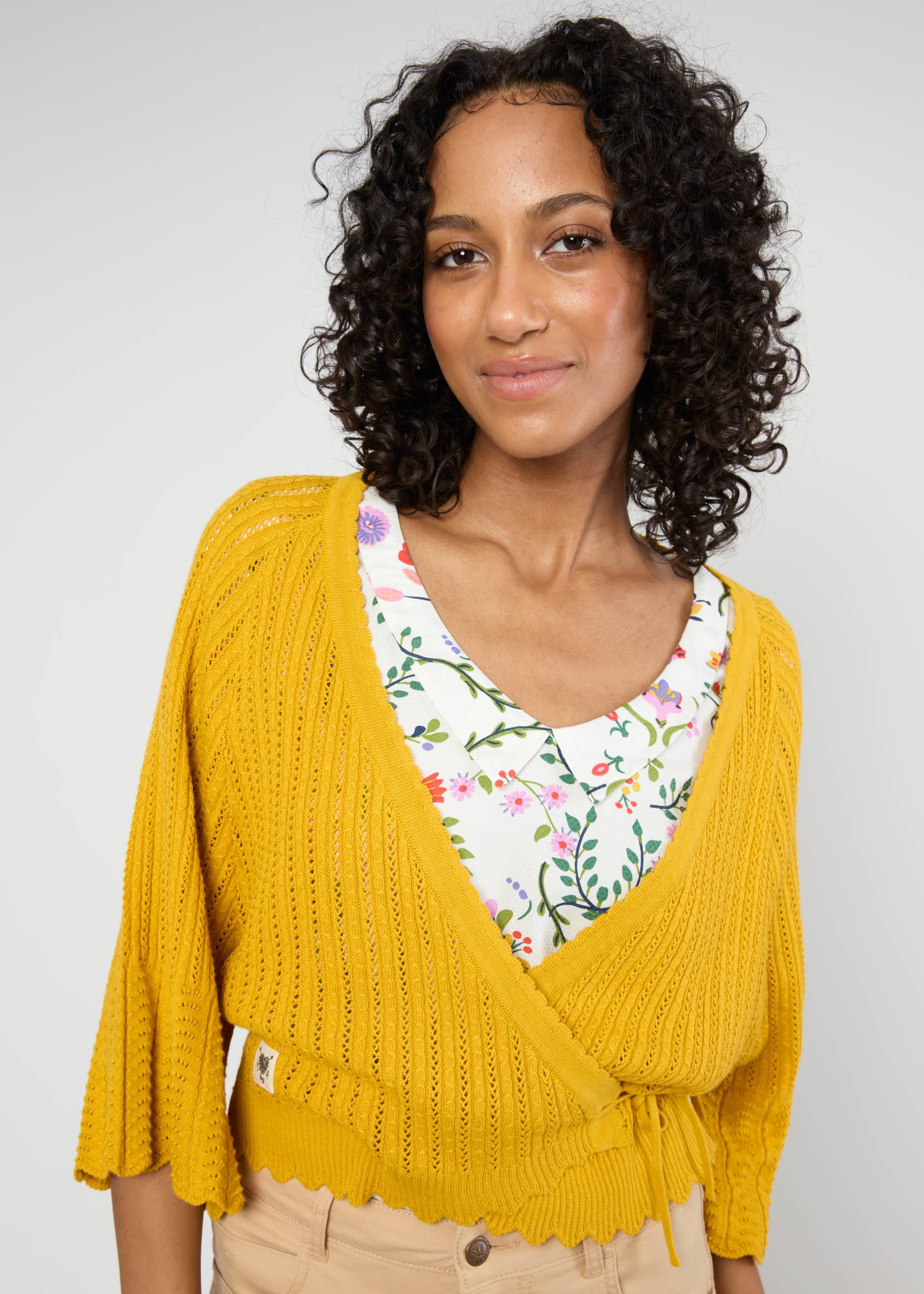 Sommer Cardigan Fairy Wrap, breathtaking yellowish, Cardigans, Gelb