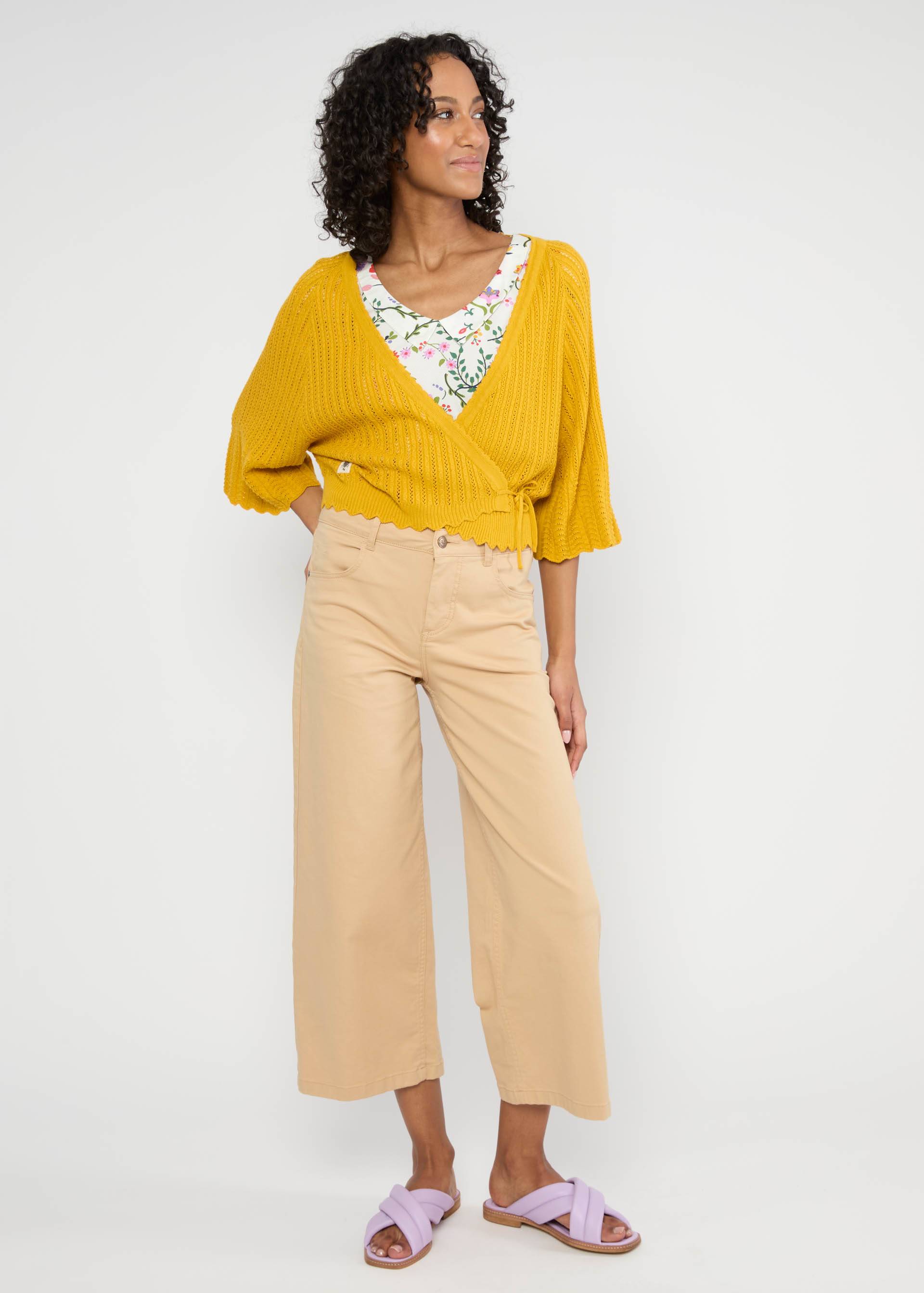 Sommer Cardigan Fairy Wrap, breathtaking yellowish, Cardigans, Gelb