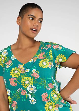 Sommerbluse Feed the Birds, eternal flower dance, Blusen & Tuniken, Grün