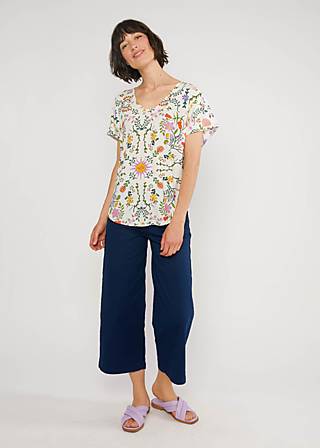 Shirt The Grand Ease, flower sun and moon, Blusen & Tuniken, Weiß