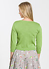logo knit 3/4 sleeve cardigan, profound green, Knitted Jumpers & Cardigans, Green