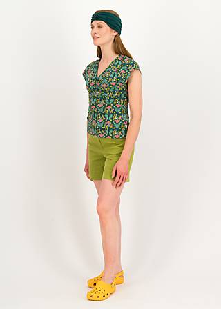 Jersey Top D'un Cœur L&eacute;ger, peacock paradise, Tops, Green