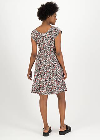 Freizeitkleid Ringelreih Peep, mini flowerbomb, Kleider, Schwarz