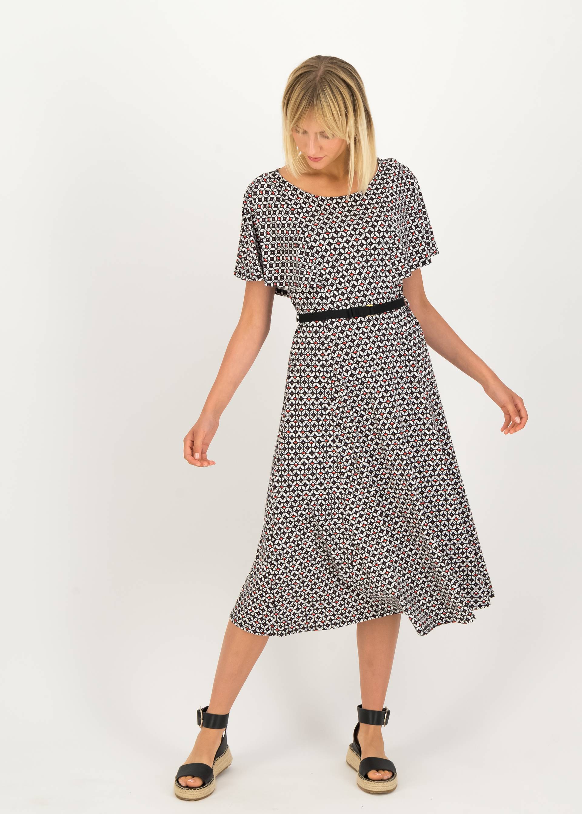 Midikleid Veranda Tales, minimal cherry party, Kleider, Schwarz