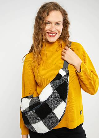 Crossbody-Bag Big Bababa, vegas quilted check, Accessoires, Schwarz