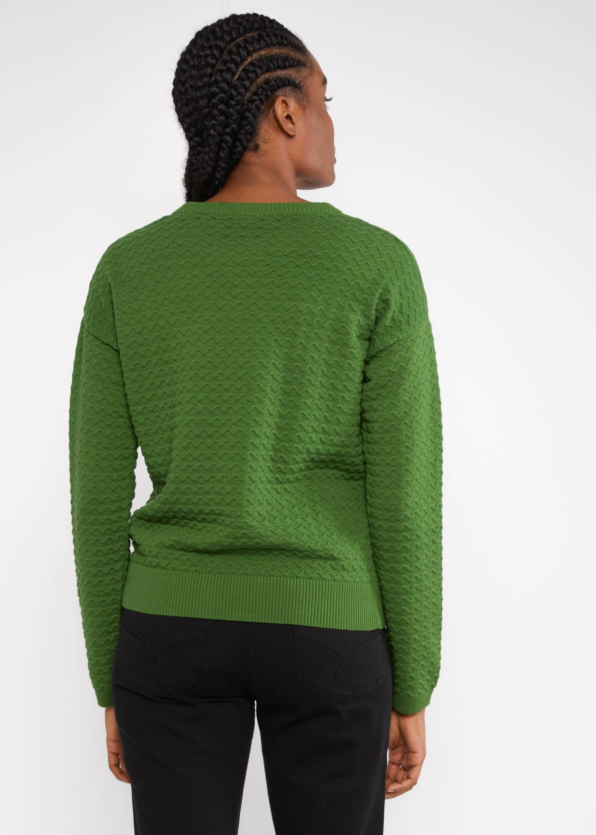 Strickpullover Chic Promenade, mushroom green knit, Strickpullover, Gr&uuml;n