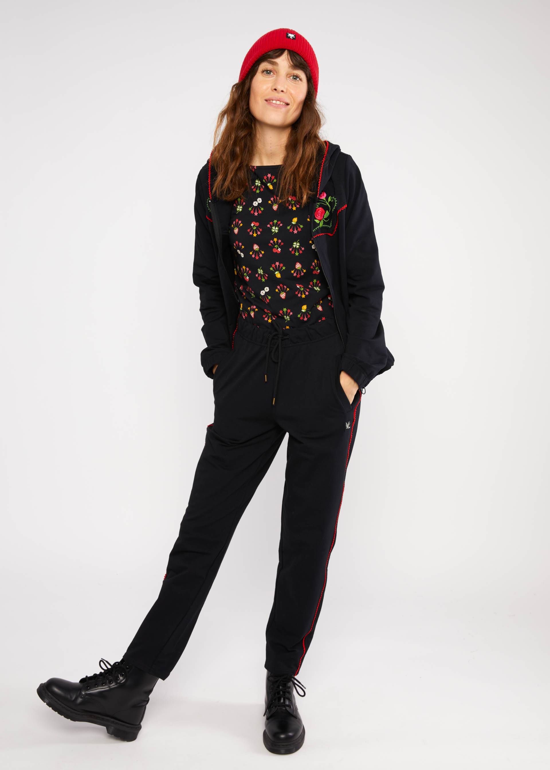 Kapuzenjacke Country Zip up, legendary rockabilly black, Sweatshirts & Hoodies, Schwarz