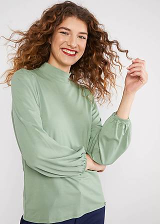 Longsleeve Lonely Lips Angel, soft and green, Shirts, Gr&uuml;n