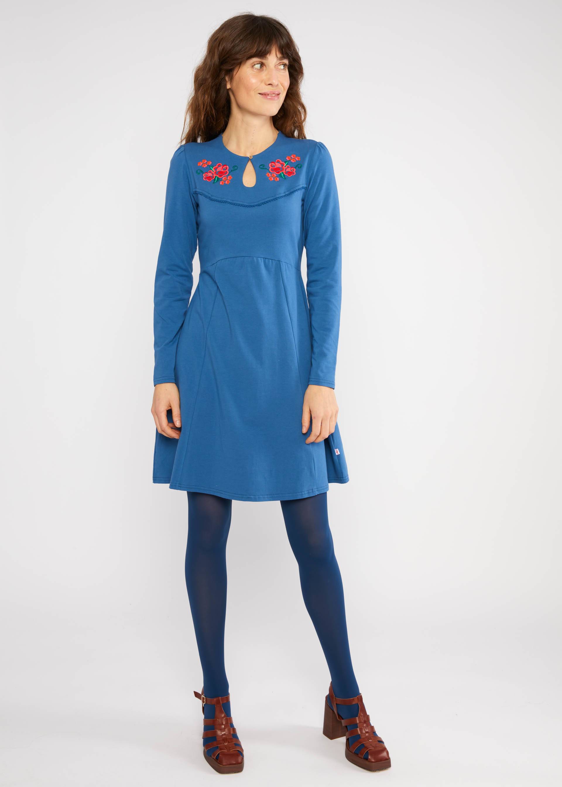 Minikleid Lucky Mrs. Lovely Western, mountain clouds blue, Kleider, Blau