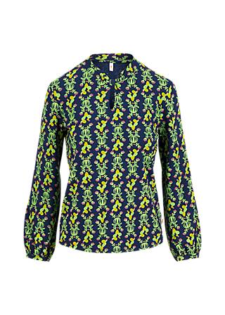 Longsleeve Oh my Knot, hot spring flower, Shirts, Blau