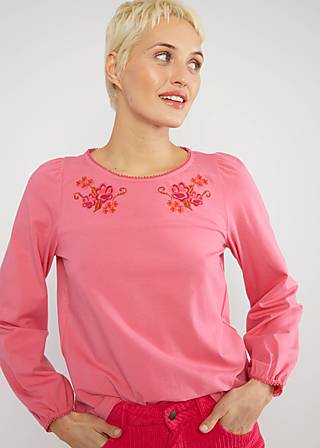 Jerseyshirt Say it Loud, sweet cherry kiss pink, Shirts, Rosa