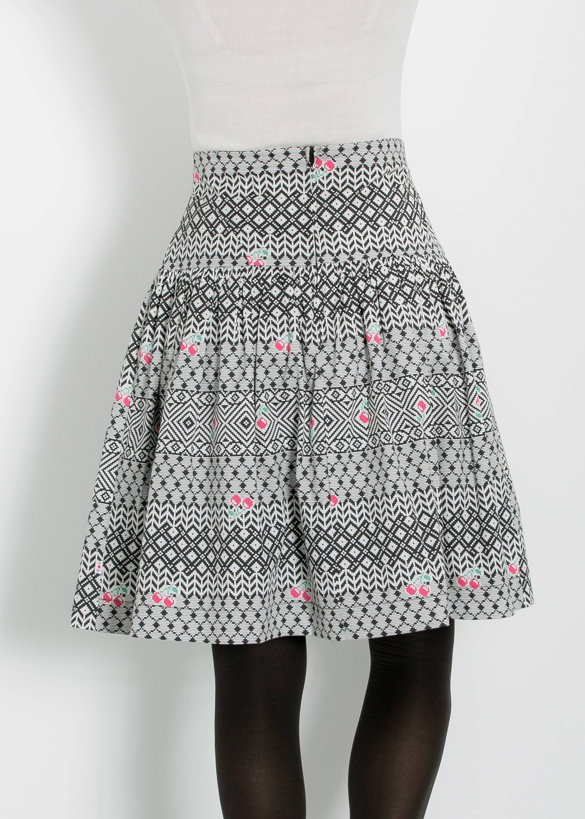 Faltenrock plovdiv glamour, kiev kilim, Röcke, Schwarz