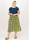 Midi Skirt Ease of Being, serra limone, Skirts, Blue