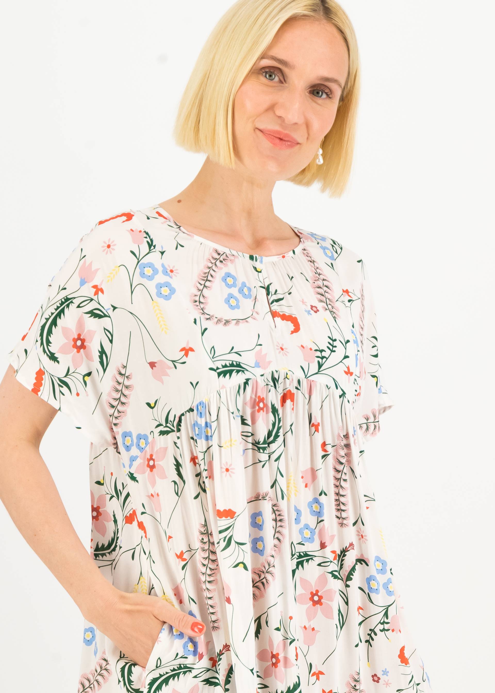 Sommerkleid Seeds of Love, poesia di fiori, Kleider, Wei&szlig;