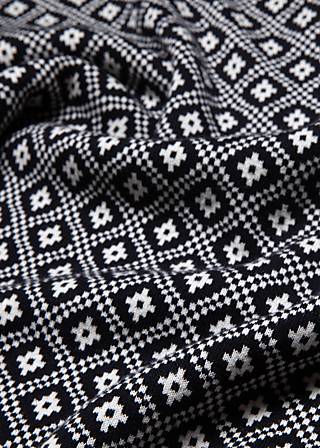 Strickpullover Long Turtle, ciel de nuit, Strickpullover, Schwarz