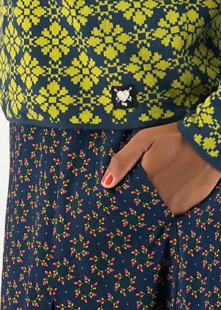 Strickpullover Long Turtle, jac du sweet amour, Strickpullover, Grün