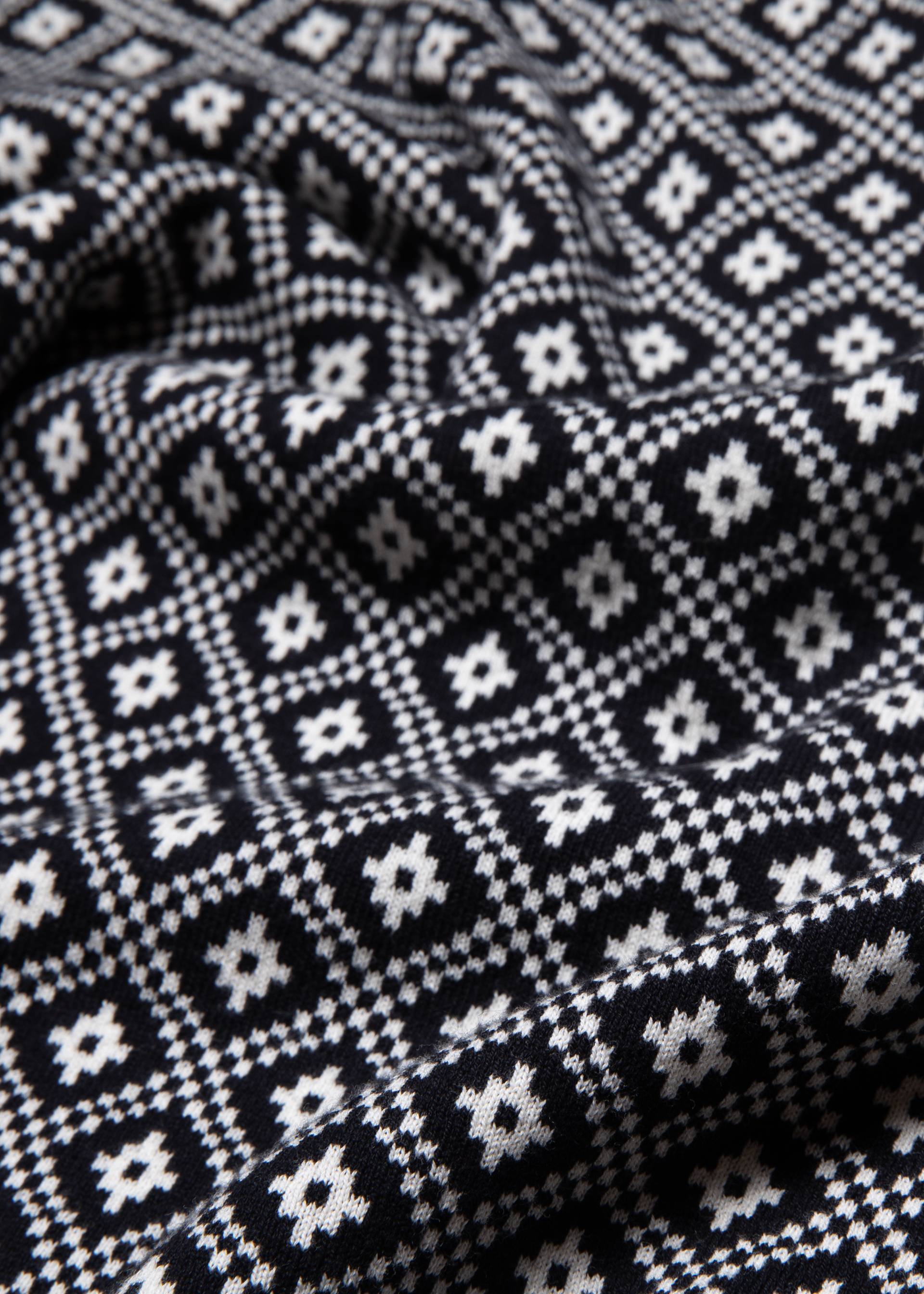 Strickpullover Long Turtle, ciel de nuit, Strickpullover, Schwarz