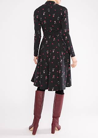 Autumn Dress Shalala Tralala Shawlax, white as snow and red as roses, Dresses, Black