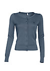 logo knit cardigan, british blue, Knitted Jumpers & Cardigans, Blue
