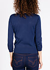 logo knit cardigan short, freesoul, Knitted Jumpers & Cardigans, Blue