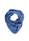 logo knit scarf, blue velvet, Accessoires, Blau