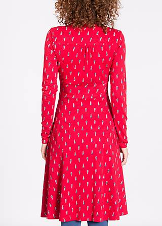 Jerseykleid teach me tiger, lipstick love, Kleider, Rot