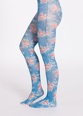 Tights wild, flowers for you, Accessoires, Blue