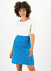 Summer Skirt frischluftjunkie, blue tippi dots, Skirts, Blue
