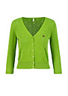 logo cardigan v-neck 3/4 arm, green heart anchor , Knitted Jumpers & Cardigans, Green