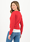 logo cardigan v-neck lang, red heart anchor , Knitted Jumpers & Cardigans, Red