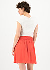 logo woven skirt, dusty red, Skirts, Red