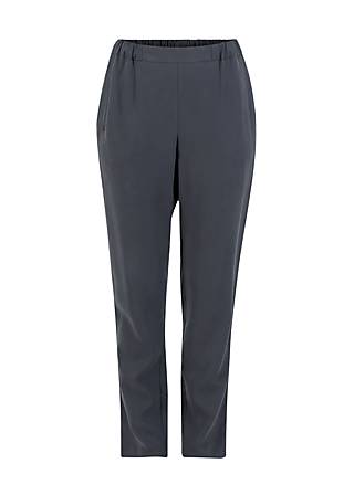 logo woven trousers, casual anthracite, Hosen, Schwarz