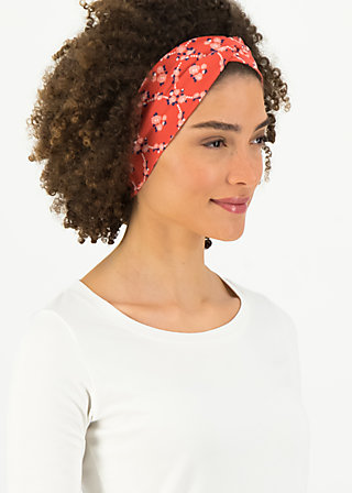 Haarband tiny knot, sea flower, Accessoires, Rot